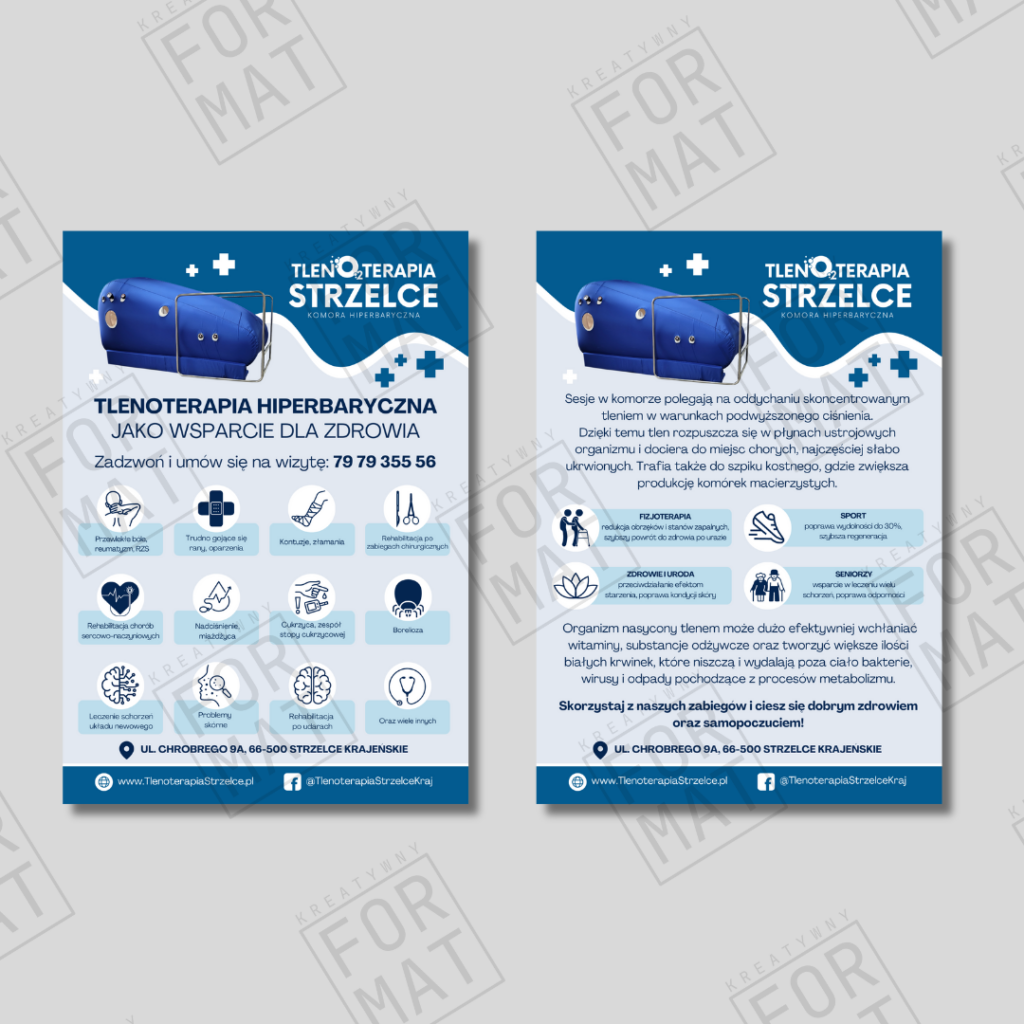 Proejkt i druk ulotek