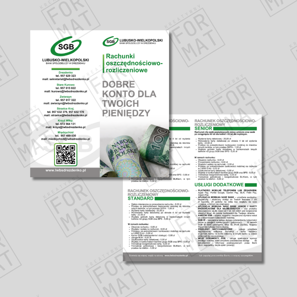 projekt i druk ulotek dl3