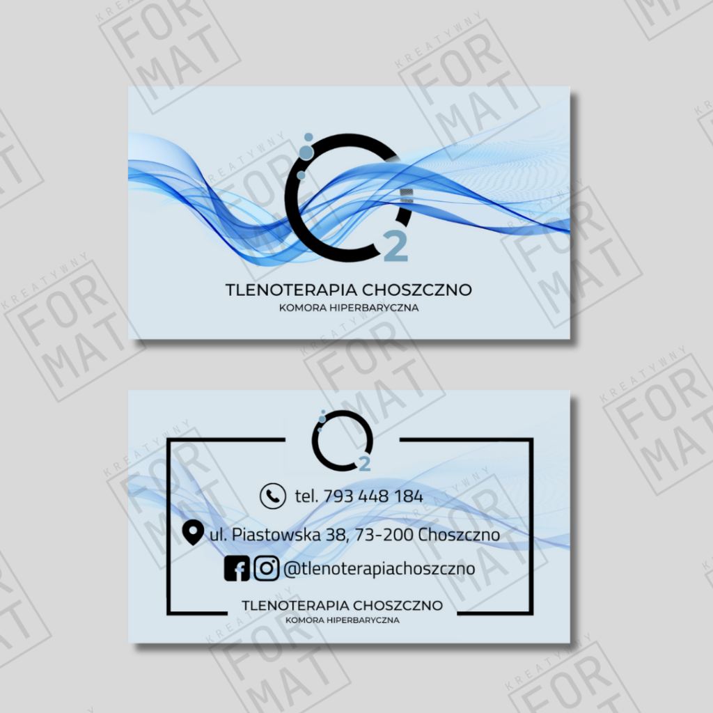 projekt i druk wizytowek