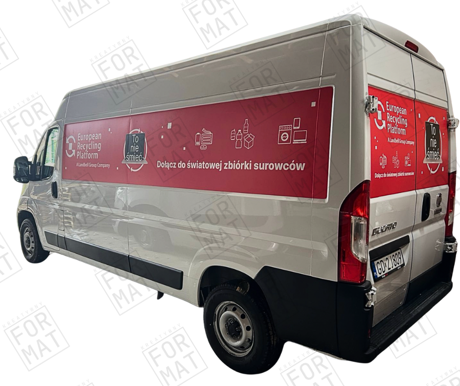 projekt i oklejenie pojazud bus wneki