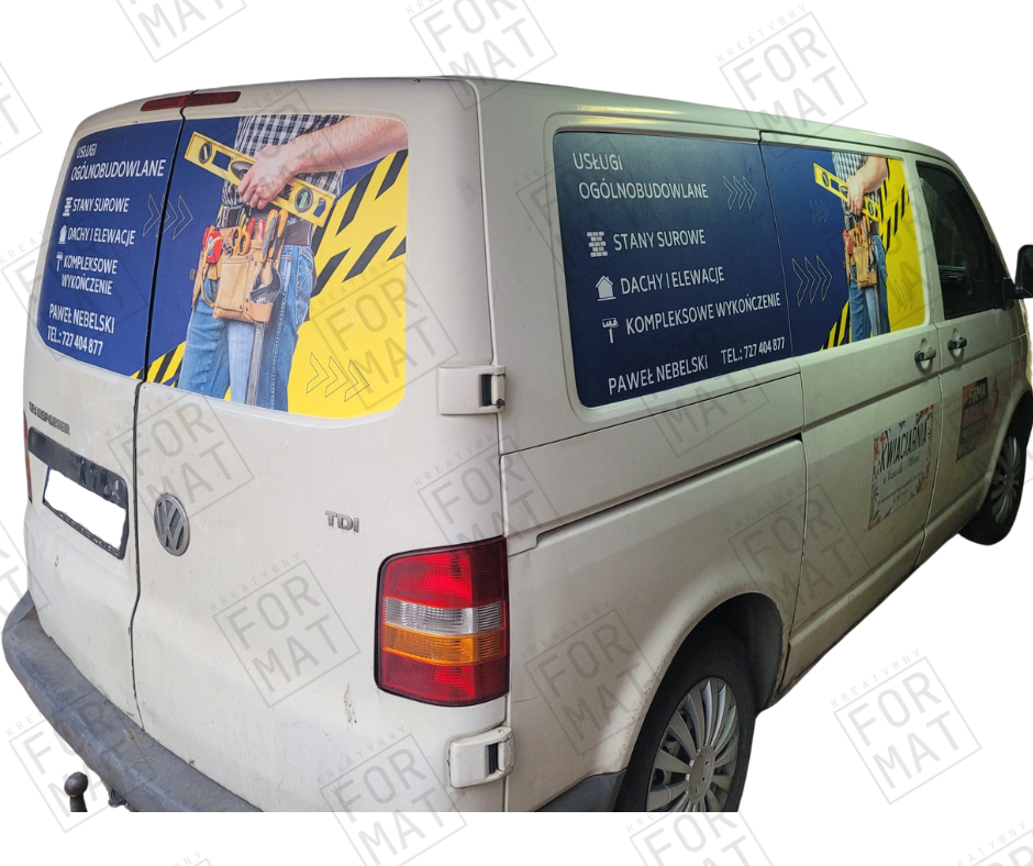 projekt oklejenie busa wneki